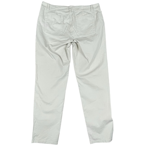 J. Jill Straight Leg Cotton/Linen Casual Travel Minimalist Coastal Pants - Sz 12 - Picture 2 of 15